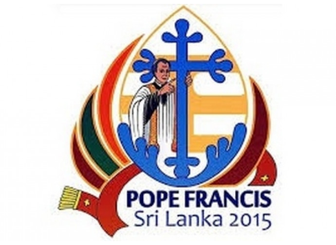 Il logo di Papa Francesco in Sri Lanka 